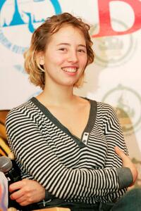 Isild Le Besco at the press conference of "Right Now" (Tout de Suite) during the Bangkok International Film Festival.