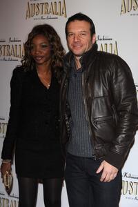 Samuel Le Bihan and Guest at the premiere of "Australia."