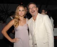 Jennifer Lawrence and Bill Engvall at the 2008 Summer TCA Tour Turner party.