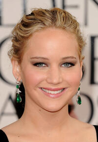 Jennifer Lawrence at the 68th Annual Golden Globe Awards in California.