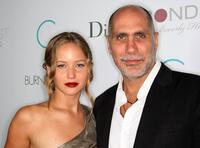 Jennifer Lawrence and Guillermo Arriaga at the premiere of "The Burning Plain."