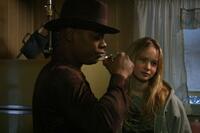Bokeem Woodbine and Jennifer Lawrence in "The Poker House."