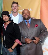 Vik Sahay, Ryan McPartlin and Mark Christopher Lawrence at the NBC Universal's 2010 TCA Summer party.