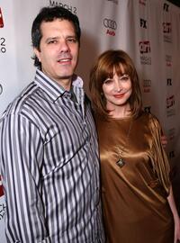 Dr. Tom Apostle and Sharon Lawrence at the 2nd season premiere screening of "Dirt."