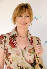 Sharon Lawrence at the Green Living gifting lounge at Cisco Home.