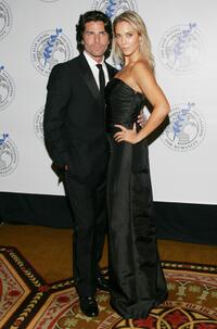 Greg Lauren and Elizabeth Berkley at the Elie Wiesel Foundation for Humanity Award Dinner.