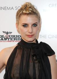 Melanie Laurent at the screening of "Inglourious Basterds."
