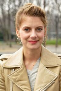 Melanie Laurent at the Balenciaga Ready-to-Wear A/W 2009 fashion show during the Paris Fashion Week.