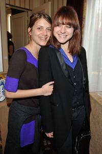 Melanie Laurent and Emilie Dequenne at the "Espace Glamour Chic" Cesars Gift Lounge.