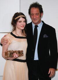 Melanie Laurent and Vincent Lindon at the 32nd Cesars film awards ceremony.