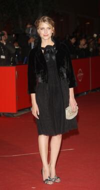 Melanie Laurent at the premiere of "L'Amour Cache" during the 2nd Rome Film Festival.