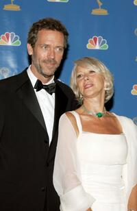 Hugh Laurie and Helen Mirren at the 58th Annual Primetime Emmy Awards.