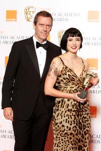 Hugh Laurie and Diablo Cody at the FOX All-Star Party.