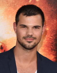 Taylor Lautner at the California premiere of "American Ultra."