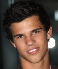 Taylor Lautner at the premiere party of "My Own Worst Enemy."