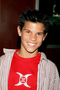 Taylor Lautner at the premiere of "The Ring Two."