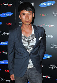 James Kyson Lee at the Samsung and Verizon Launch of The Samsung Galaxy Tab 10.1 in California.