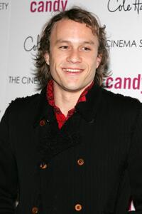 Heath Ledger at a N.Y. screening of "Candy."