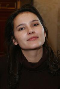 Virginie Ledoyen at the gift lounge "Espace Glamour Chic".