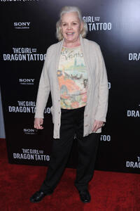 Carroll Baker at the New York premiere of "The Girl With The Dragon Tattoo."