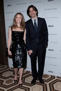 Jennifer Jason Leigh and Noah Baumbach at the screening of "Margot At The Wedding".