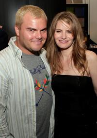 Jennifer Jason Leigh and Jack Black at the premiere of "Margot at the Wedding" after party.
