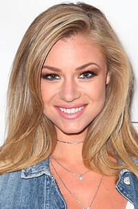 Nikki Leigh at the Flaunt and Guess celebration in Los Angeles.