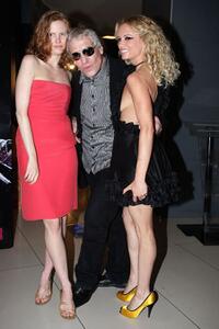 Shanyn Leigh, Abel Ferrara and Justine Mattera at the premiere of "Go Go Tales."