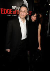 David Aaron Baker and Ayelet at the California premiere of "The Edge Of Darkness."