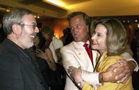 Diane Baker, Leonard Maltin and Pat Boone at the Academy of Motion Picture Arts and Sciences centennial tribute to Oscar winning director George Stevens.