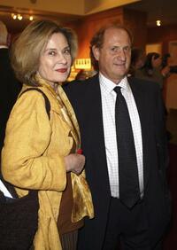 Diane Baker and Mike Medavoy at the Academy of Motion Picture Arts and Sciences centennial tribute to Oscar winning director George Stevens.