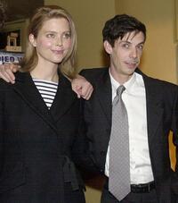 Sophie Lee and Noah Taylor at the Australian premiere of "He Died With a Felafel in his Hand."