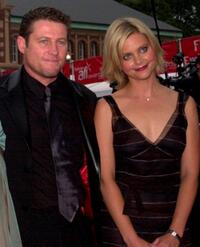 Peter Phelps and Sophie Lee at the Emirates AFI Awards 2000.