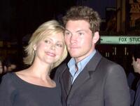 Sophie Lee and Sam Worthington at the Australian premiere of "Bootmen."