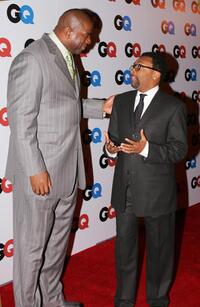 Spike Lee and Earvin Magic Johnson, Jr. at the GQ magazine 2006 Men of the Year dinner.