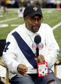 Spike Lee prior to the Night Football game between the Atlanta Falcons and the New Orleans Saints.