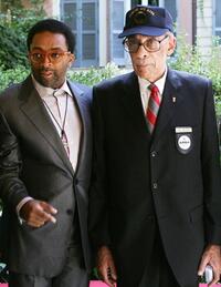 Spike Lee and William Perry at photocall of the film "Miracle at St Anna".