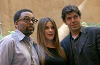 Spike Lee, Valentina Cervi and Pierfrancesco Favino for premiere of his new movie "Miracle at St. Anna".