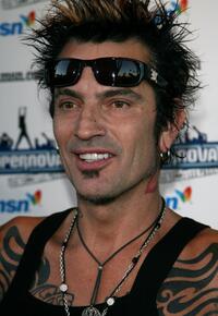 Tommy Lee at the kick off party for "Rockstar: Supernova."