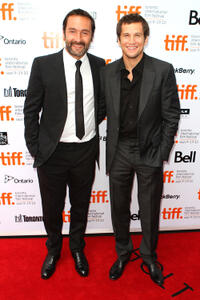Gilles Lellouche and director Guillaume Canet at the premiere of "Little White Lies" during the 2010 Toronto International Film Festival.