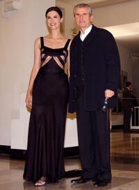 Alessandra Martines and her husband Claude Leloucht at the Golden Lion Award ceremony during the 60th Venice Film Festival.
