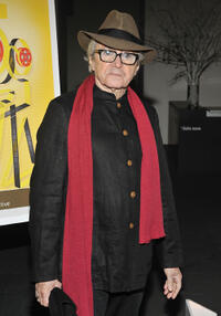 Gato Barbieri at the opening night reception of "Bernardo Bertolucci" in New York.