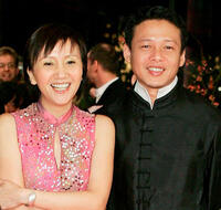Lu Yi-Ching and Lee Kang-Sheng at the Germany premiere of "Tian Bian Yi Duo Yun."