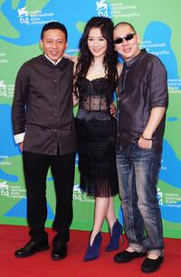 Lee Kang-Sheng, Yin Shin and Tsai Ming-Liang at the 64th Venice Film Festival.