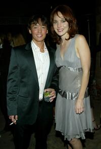 Director Tom Zuber and Erica Leerhsen at the after party of "Little Athens" during the AFI Fest.