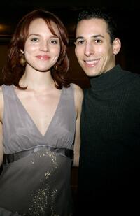 Erica Leerhsen and Jonathan Dankner at the screening of "Little Athens" during the AFI Fest.
