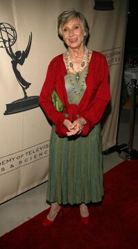 Cloris Leachman at the Emmy nominee reception.