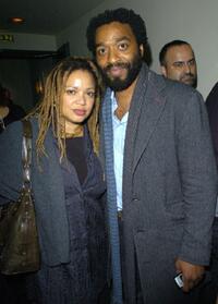 Kasi Lemmons and Chiwetel Ejiofor at the premiere of "Im Not There" after party during the BFI 51st London Film Festival.