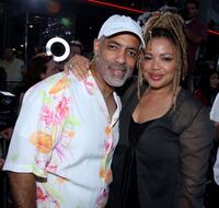 Michael Ganet and Kasi Lemmons at the screening of "Talk to Me."