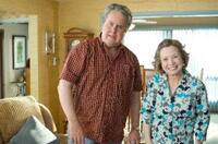 Adam LeFevre as Mr. Kettner and Debra Jo Rupp as Mrs. Kettner in "She's Out of My League."